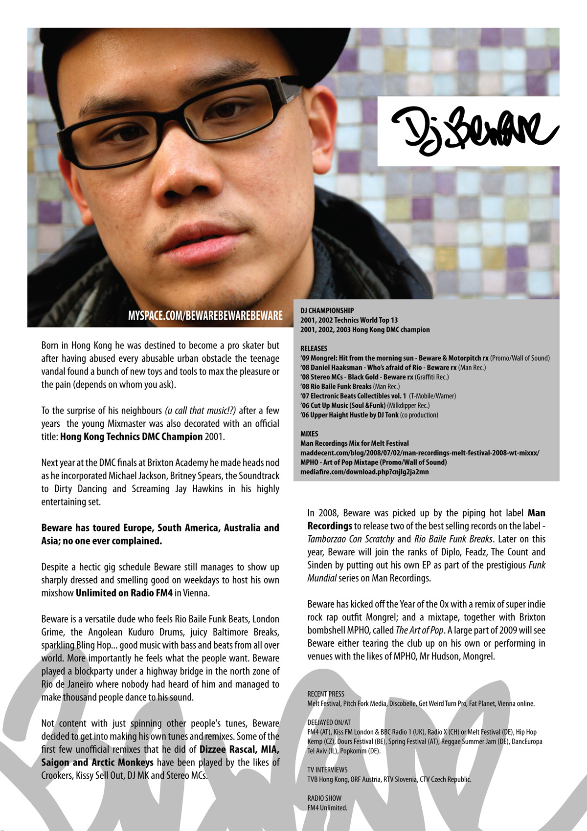 DJ Beware - click to enlarge